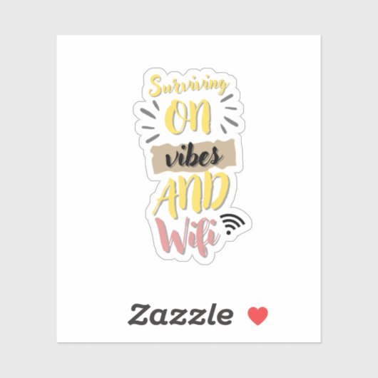Pretentieloze Quote Sticker (Vel)