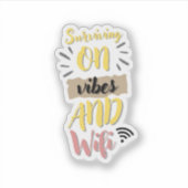Pretentieloze Quote Sticker (Voorkant)