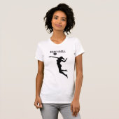 Pretentieloze strandbal t-shirt (Voorkant volledig)