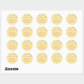 Pretentieloze Verjaardagsfeest Sticker (Vel)