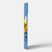 Pretentieloze vrolijke gele bloemen Doodle Kunst Case-Mate iPhone Case (Achterkant / Rechts)