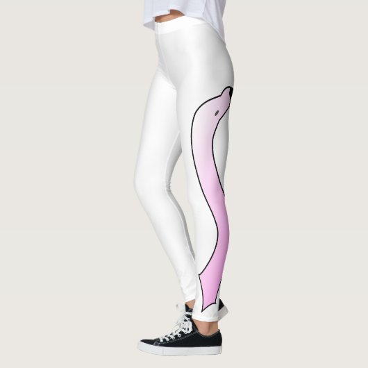 Pretentieuze flamingo hoofd en nek leggings (Links)
