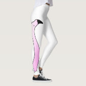 Pretentieuze flamingo hoofd en nek leggings (Rechts)