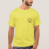 pretentieuze zonnige bestemming zeemeeuw strand re t-shirt (Voorkant)