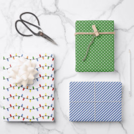 Pretfiguur Kleurrijke Feestelijke Party Slinger Li Inpakpapier Vel