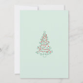 Pretig Hand Getekend Kerstfeest Kaart (Achterkant)