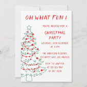 Pretig Kerstfeest met de Hand Getekend Kaart (Voorkant)