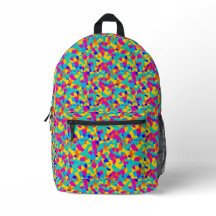 Pretige Kleurrijke Geometrische Regenboog Abstract