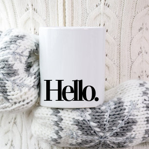 Pretige koffiebekers - Hallo - Citaten Koffiemok