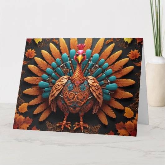 PRETIGE THANKSGIVINGDAG KAART (Voorkant)
