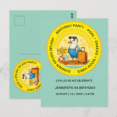 pretige uitnodiging voor een zonnige bestemming me (Voorkant / Achterkant)