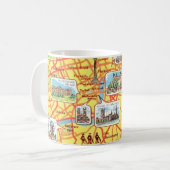Pretkaart van Londen Engeland Mok (Voorkant links)