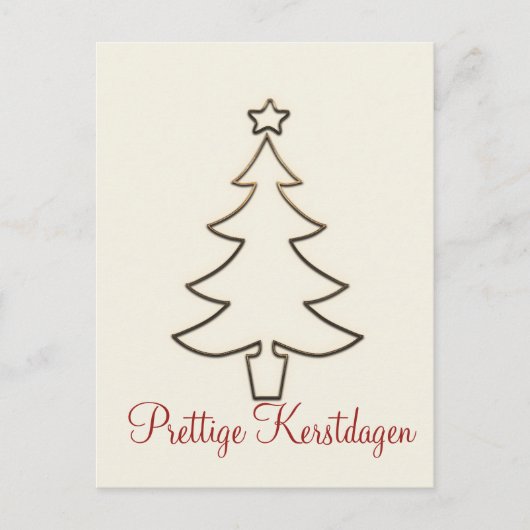 PretKersttige dag Briefkaart (Voorkant)