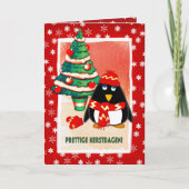 PretKersttige dag kerstKaart in het Nederlands Feestdagen Kaart (Voorkant)