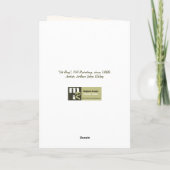 PretKersttige dag kerstKaart in het Nederlands Feestdagen Kaart (Achterkant)