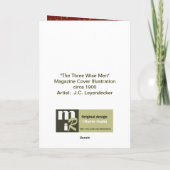 PretKersttige dag kerstKaart in het Nederlands Feestdagen Kaart (Achterkant)