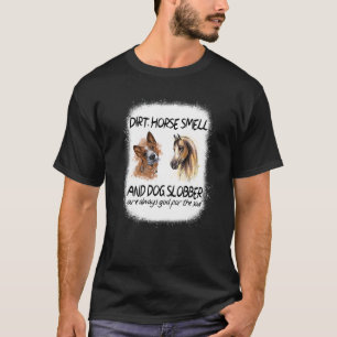 Pretmie met paardenlucht en hondenkwijl t-shirt