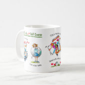 Pretmug voor golfbaan koffiemok (Voorkant links)