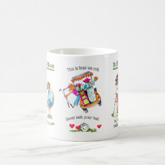 Pretmug voor golfbaan koffiemok