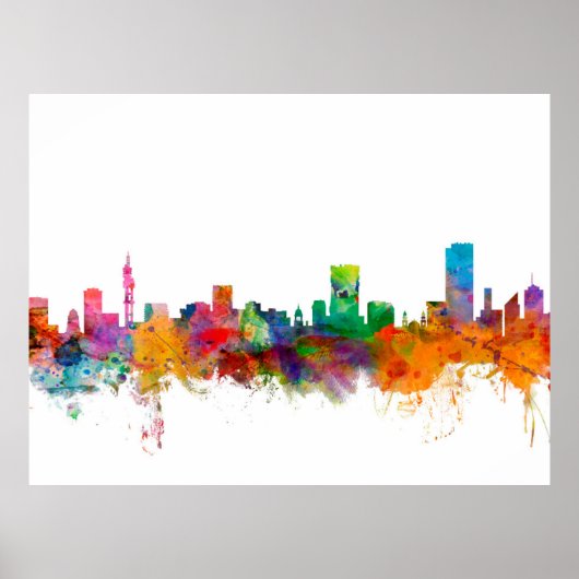 Pretoria South Africa Skyline Poster (Voorkant)