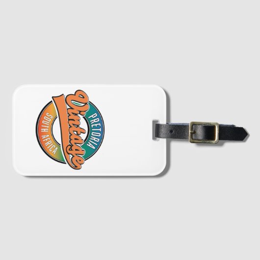 Pretoria Zuid-afrika  logo Bagagelabel (Voorkant (horizontaal))