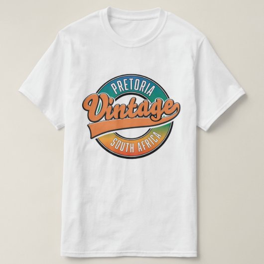 Pretoria Zuid-afrika logo T-shirt (Design voorkant)