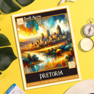 Pretoria, Zuid-Afrika    schilderij Briefkaart