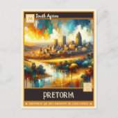 Pretoria, Zuid-Afrika | schilderij Briefkaart (Voorkant)