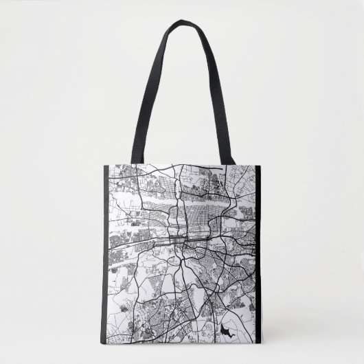 Pretoria Zuid-Afrika Stadkaart Tote Bag (Voorkant)