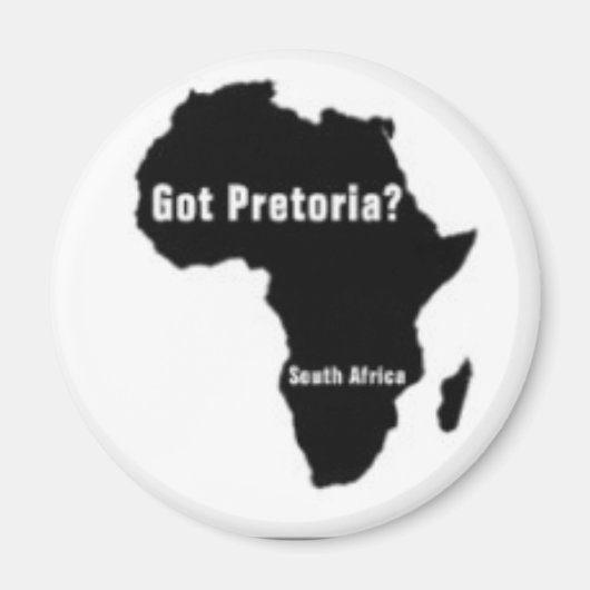 Pretoria Zuid-Afrika T-shirt En etc Magneet (Voorkant)