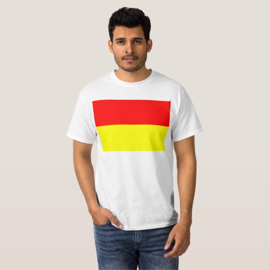 Pretoria, Zuid-Afrikaanse vlag T-shirt (Voorkant volledig)