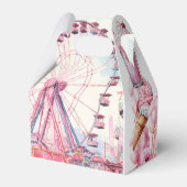 Pretpark Afrikaans Amerikaans plezier en kleurrijk Bedankdoosjes (Achterkant)