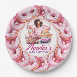 Pretpark Afrikaans Amerikaans Verjaardag Custom Papieren Bordje