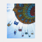 Pretpark Attractie Fleece Deken (Voorkant)