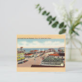 Pretpark bij Old Orchard Beach Briefkaart (Staand voorkant)