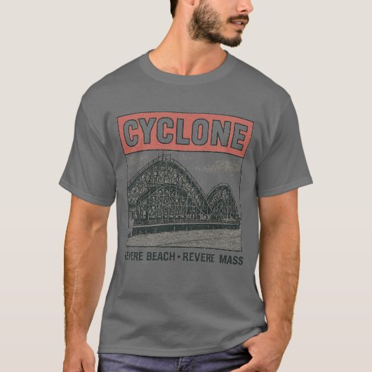 pretpark CYCLONE REVERE BEACH · REVE T-shirt (Voorkant)