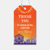 Pretpark Dank u Label Cadeaulabel (Voorkant)