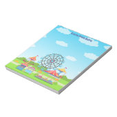 Pretpark Funfair Notitieblok (Linkerzijde)