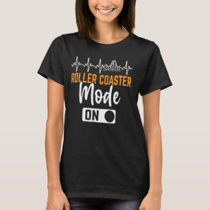 Pretpark Funny Roller Onderzetter Thema T-shirt