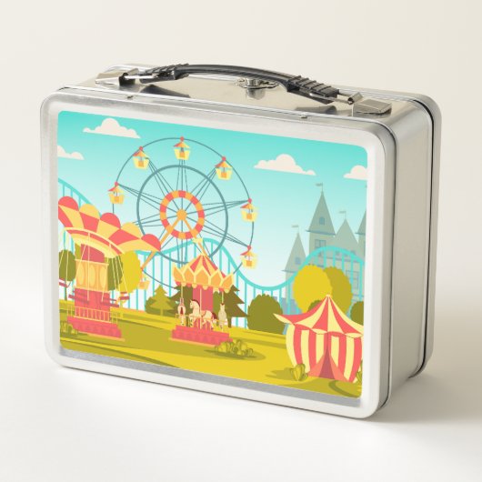 Pretpark Gepersonaliseerd lunchbox van Kind (Achterkant)