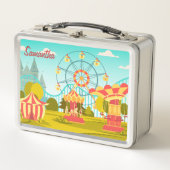 Pretpark Gepersonaliseerd lunchbox van Kind (Voorkant)