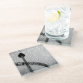 pretpark glass onderzetter (Schuin)