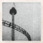 pretpark glass onderzetter (Voorkant)