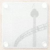 pretpark glass onderzetter glazen onderzetter (Achterkant)