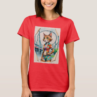 Pretpark Prinses Coaster Kat T-shirt