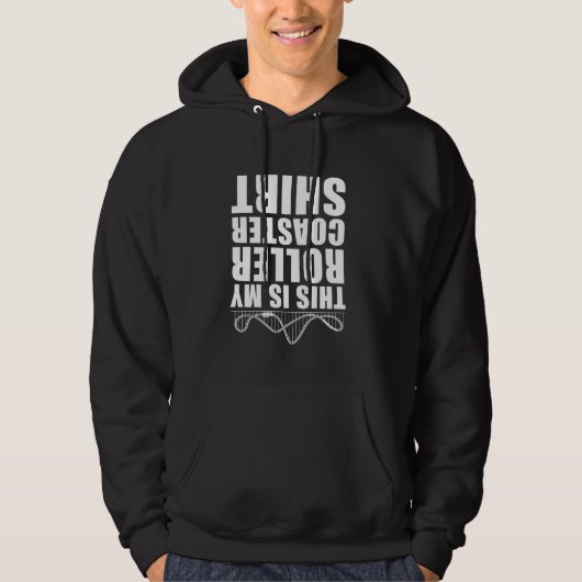 Pretpark RollerCoaster Hoodie (Voorkant)