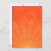 Pretpark verjaardagsuitnodiging kaart (Achterkant)