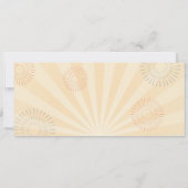 Pretpark verjaardagsuitnodigingsticket kaart (Achterkant)