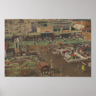 pretpark, Wildwood, NJ Poster