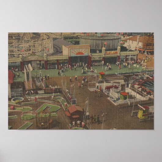  pretpark, Wildwood, NJ Poster (Voorkant)